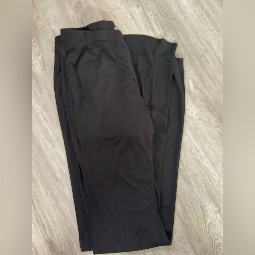 Mesh flared pants